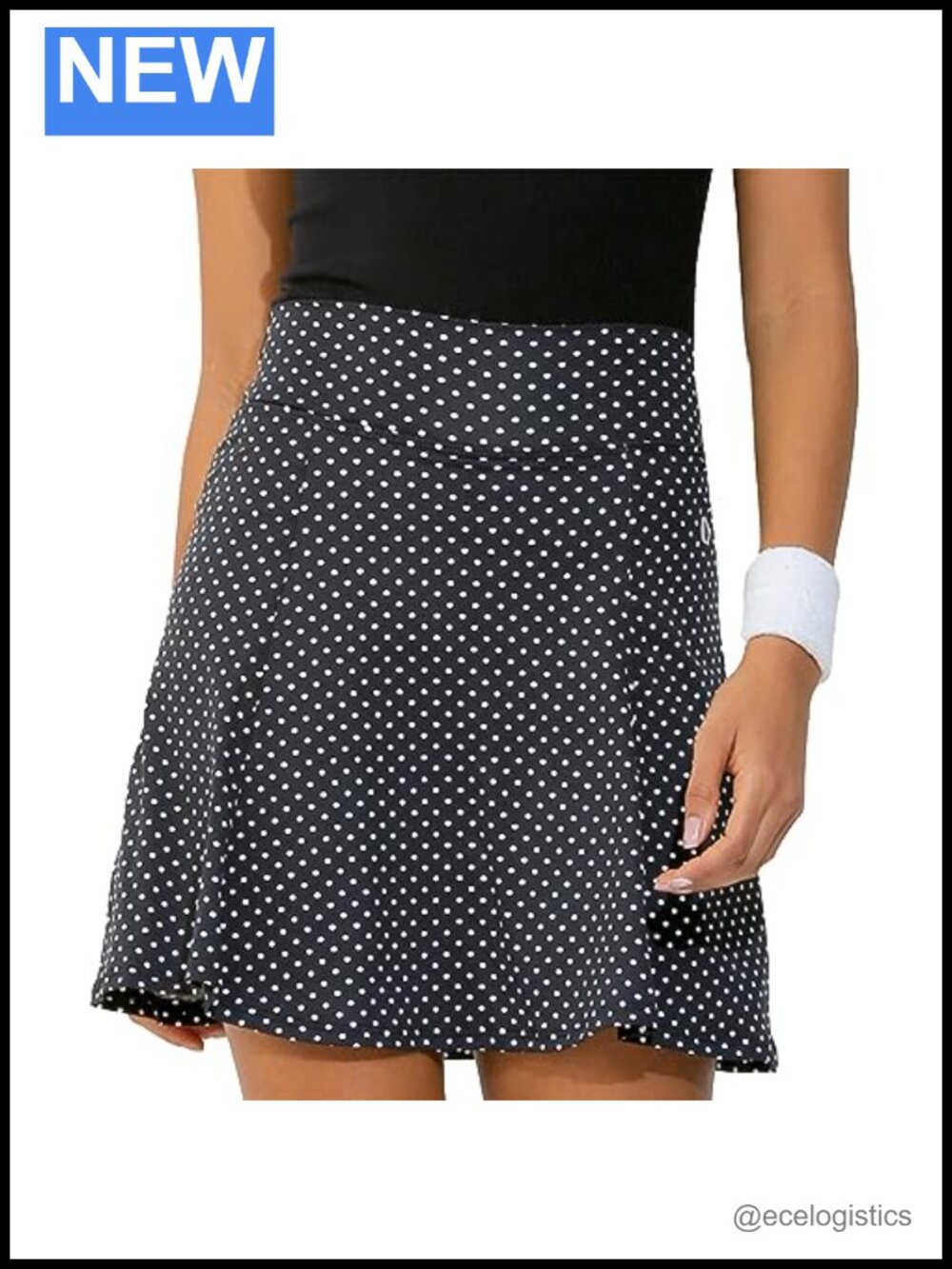 Women's Active Performance A-Line Skort with Shorts and Pockets Dri Fit